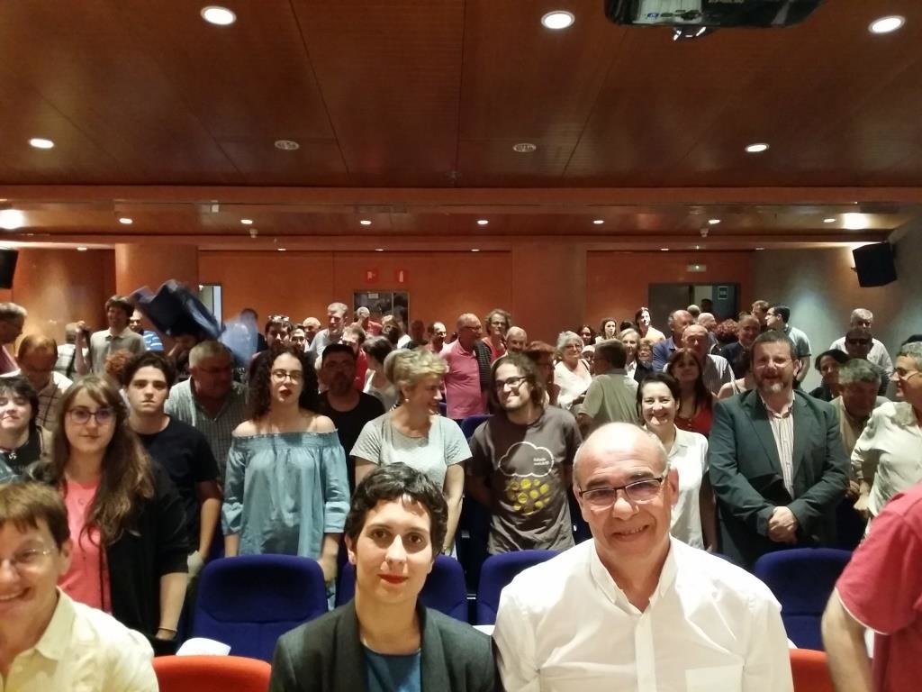 Remate da Asemblea Local onde eliximos a Paco e Avia como cabeceira da lista ás municipias