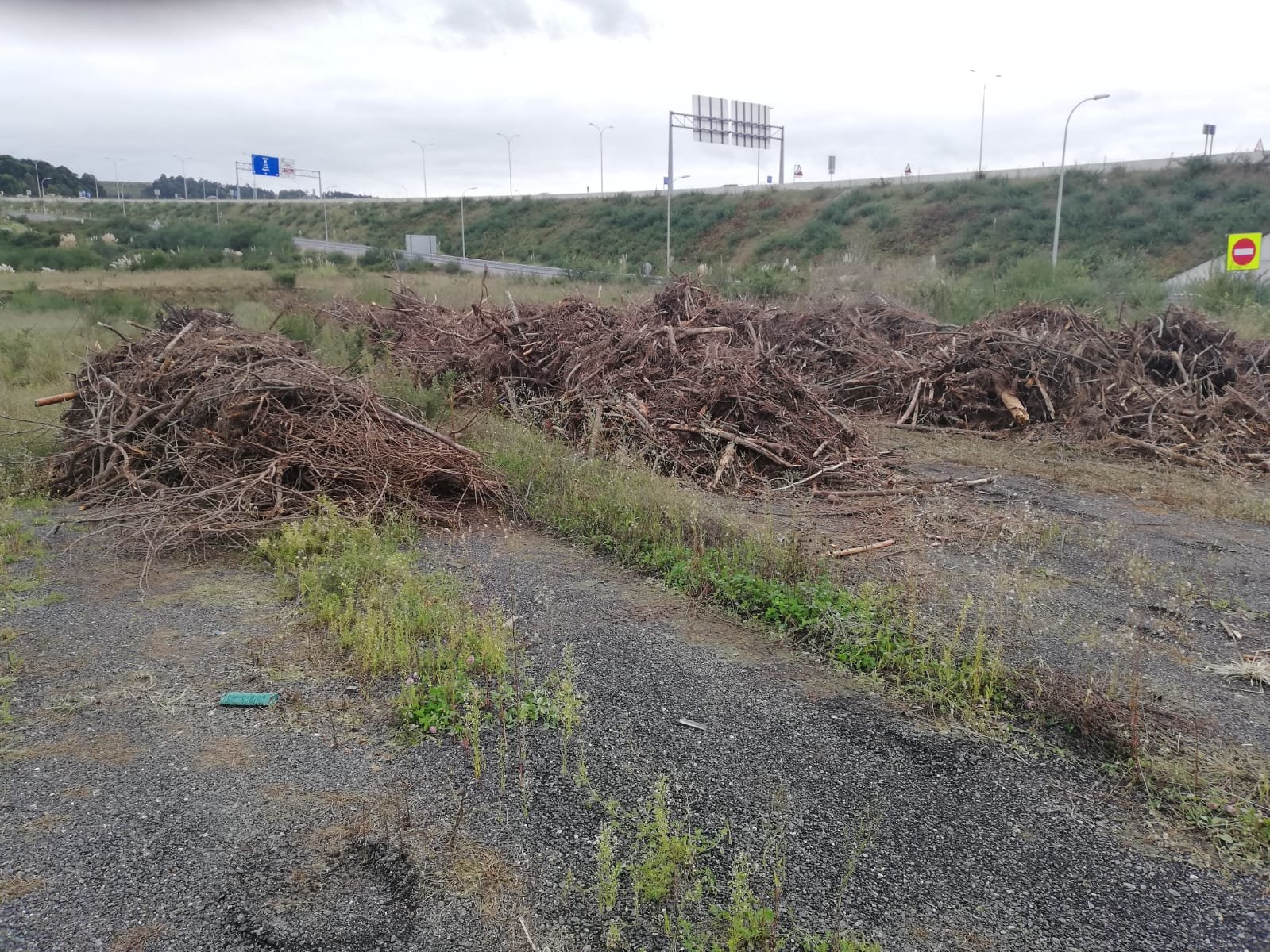 Depósito de Entullos e Refugallos (2) perto do Castro de Elviña