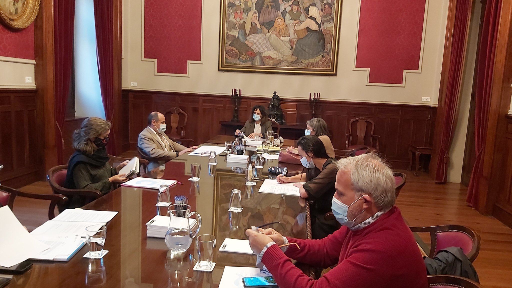 Avia Veira preside a Comisión Educación e Cultura, 15 de outubro de 2020.
